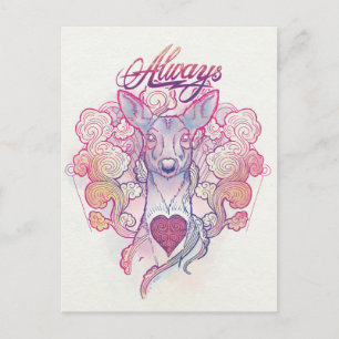 Carte Postale Harry Potter Spell "Always" Doe Patronus