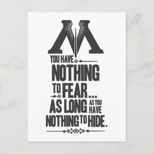 Carte Postale Harry Potter Spell   Ministère de la propagande ma