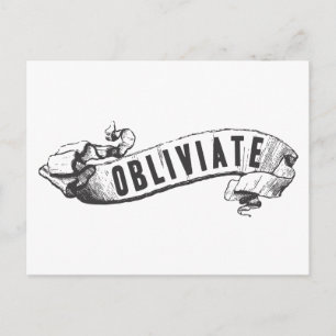 Carte Postale Harry Potter Spell   Oblivier