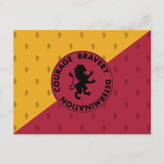 Carte Postale Harry Potter | Traits de la maison GRYFFINDOR™ Gra