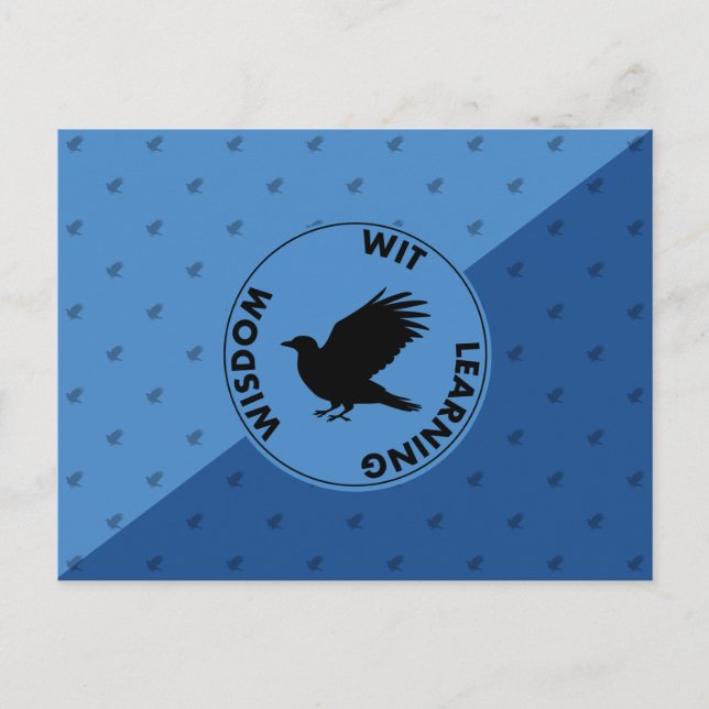 Carte Postale Harry Potter | Traits de la maison RAVENCLAW™ Grap (Devant)