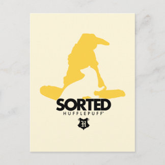 Carte Postale Harry Potter | Trié dans la maison HUFFLEPUFF™