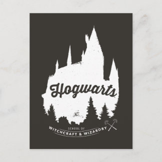 Carte Postale Harry Potter | Typographie du château de Poudlard™