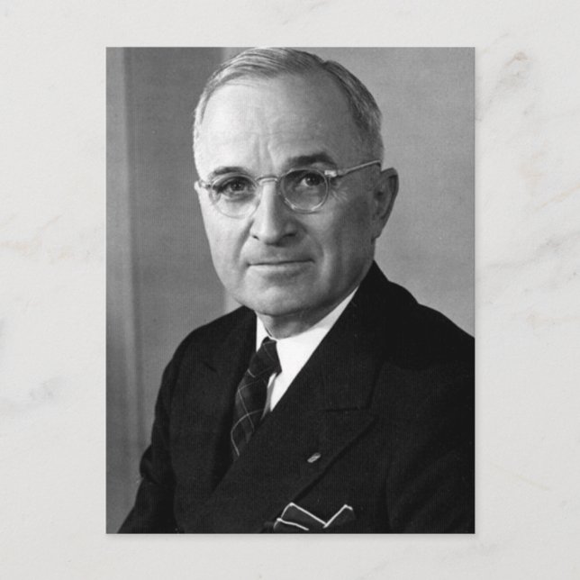 Carte Postale Harry S. Truman 33e président (Devant)
