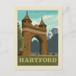 Carte Postale Hartford, CT
