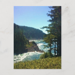 Carte Postale Hart's Cove, côte de l'Oregon
