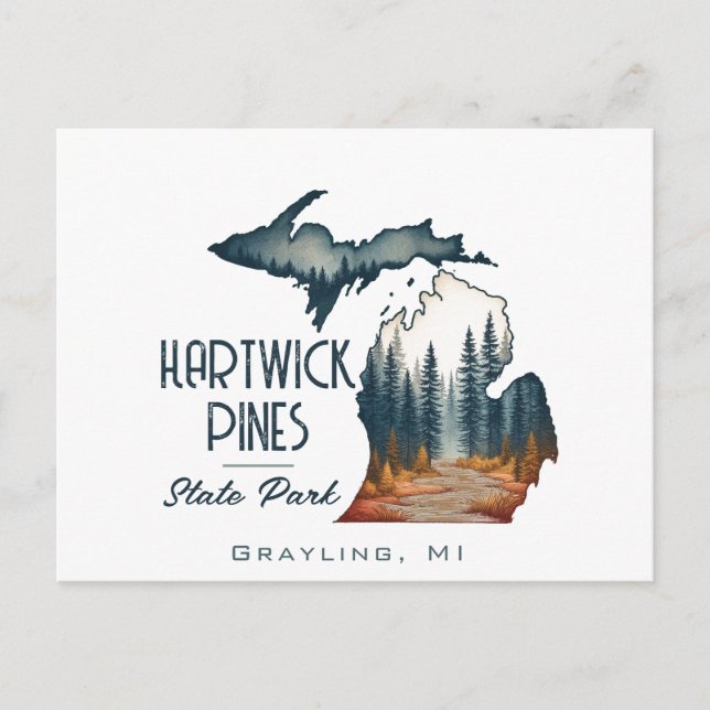 Carte Postale Hartwick Pines State Park Souvenir Cadeau (Devant)