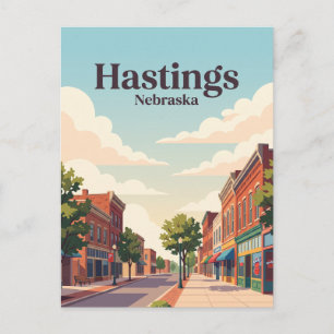 Carte Postale Hastings, Nebraska