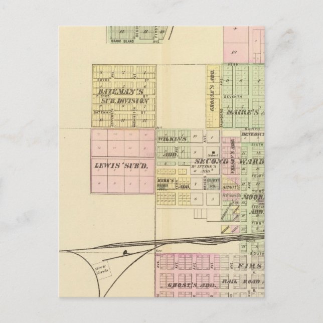 Carte Postale Hastings, Nebraska (Devant)