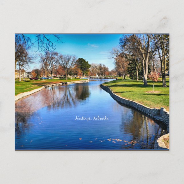 Carte Postale Hastings, Nebraska photo paysage (Devant)