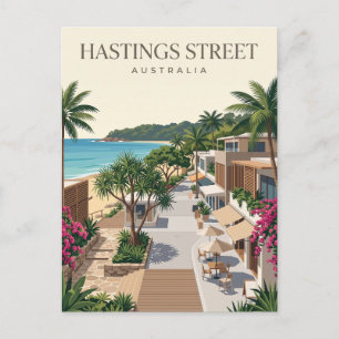 Carte Postale Hastings Street Australie