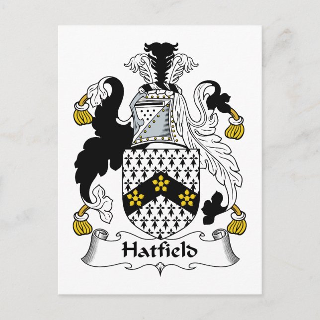 Carte Postale Hatfield Family Crest (Devant)