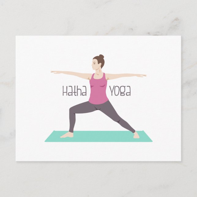 Carte Postale Hatha Yoga (Devant)