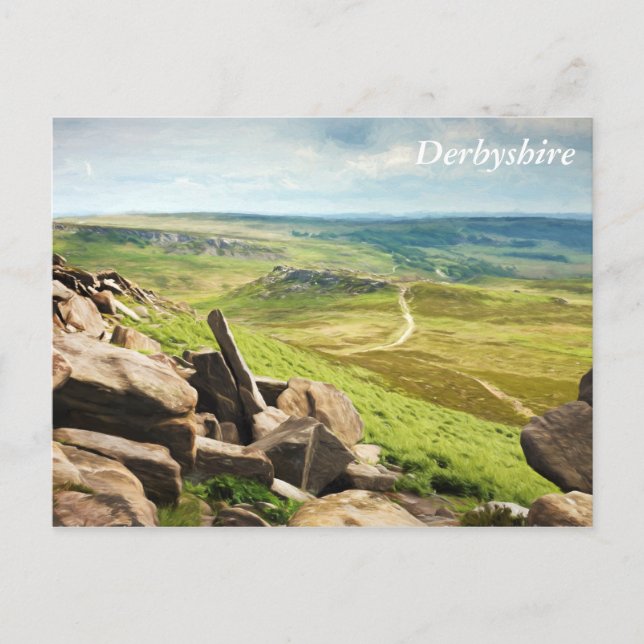 Carte Postale Hathersage Moor (Devant)