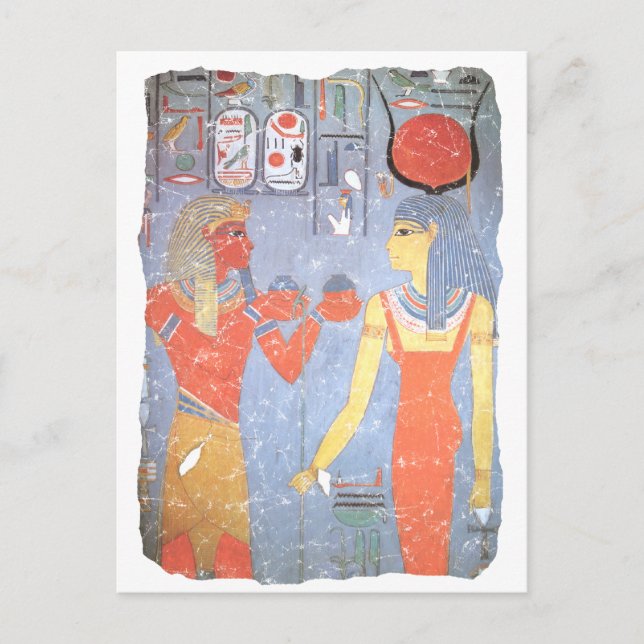 Carte Postale Hathor & Horemheb (Devant)