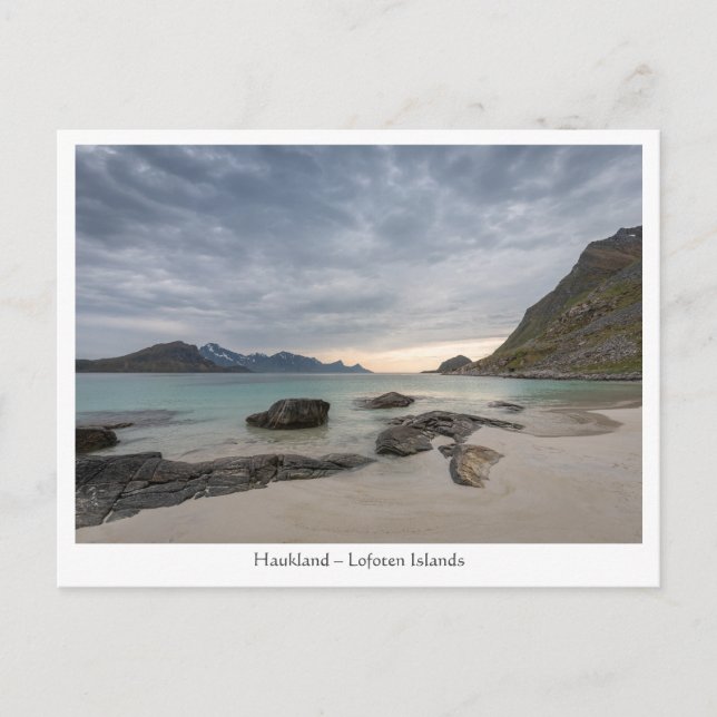 Carte Postale Haukland Beach (Devant)