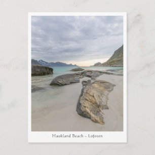 Carte Postale Haukland Beach Lofoten