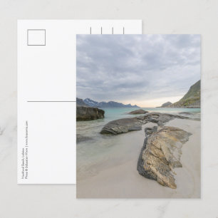 Carte Postale Haukland Beach Lofoten