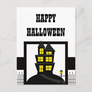 Carte postale Haunted House Halloween