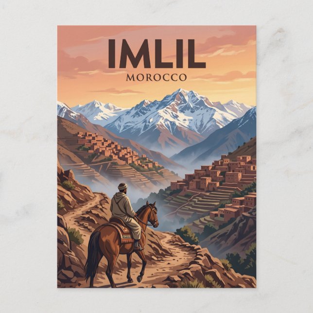 Carte Postale Haut Atlas Maroc (Devant)