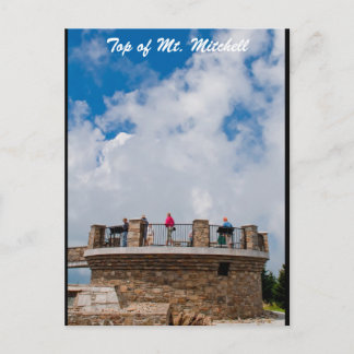 Carte Postale Haut du mont Mitchell
