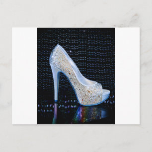 Carte Postale Haut talon bleu