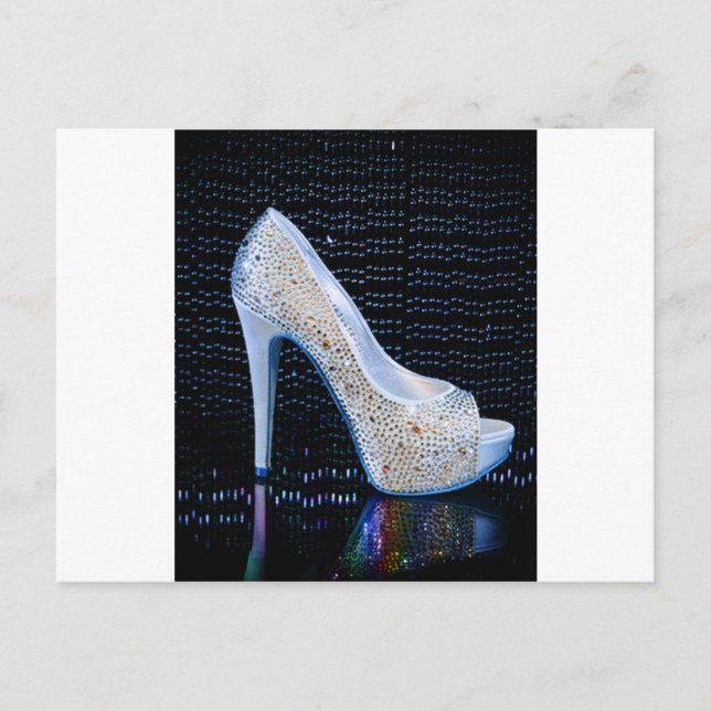 Carte Postale Haut talon bleu (Devant)