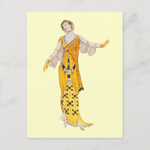 Carte Postale Haute Couture