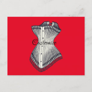 Carte Postale Haute Couture Corset Thunder_Cove