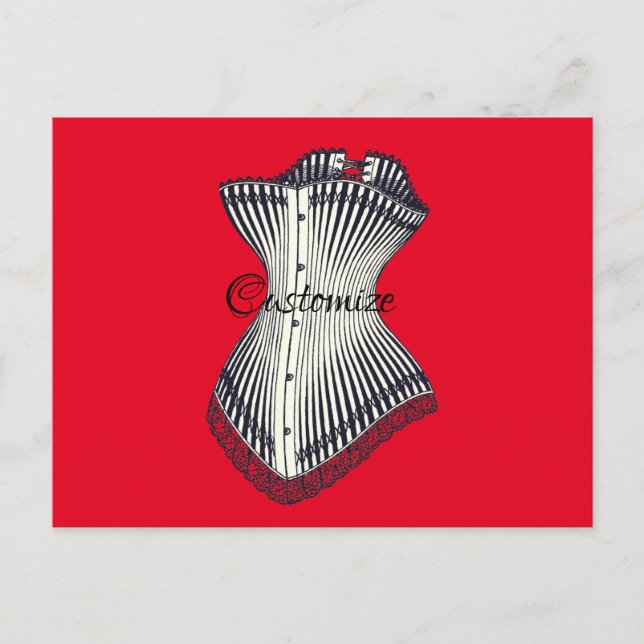 Carte Postale Haute Couture Corset Thunder_Cove (Devant)