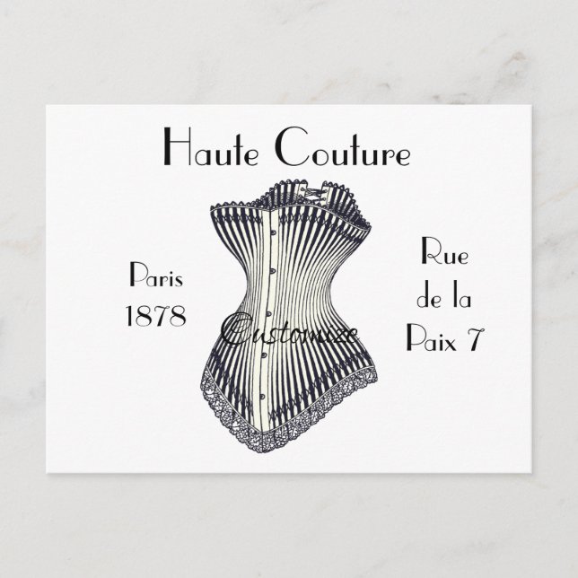 Carte Postale Haute Couture Corset Thunder_Cove (Devant)