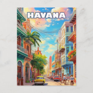 Carte Postale Havana, a city of a thousand colors