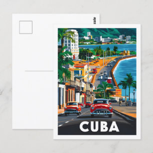 Carte Postale Havana Cuba Lieu de voyage célèbre