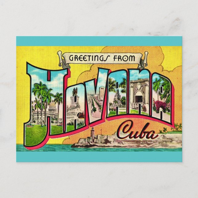 Carte postale Havana vintage Cuba (Devant)
