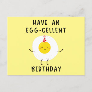 Carte Postale have an eggcellent birthday funny birthday