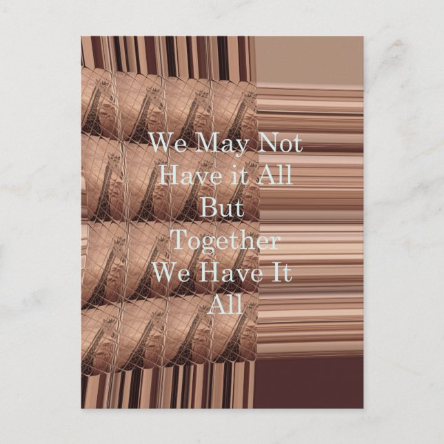 Carte Postale Have it toutes les girafes Safari Hakuna Matata wo (Devant)