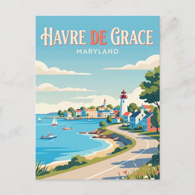 Carte Postale Havre de Grace Maryland (Devant)