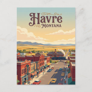 Carte Postale Havre, Montana