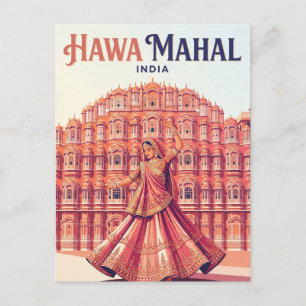 Carte Postale Hawa Mahal Inde