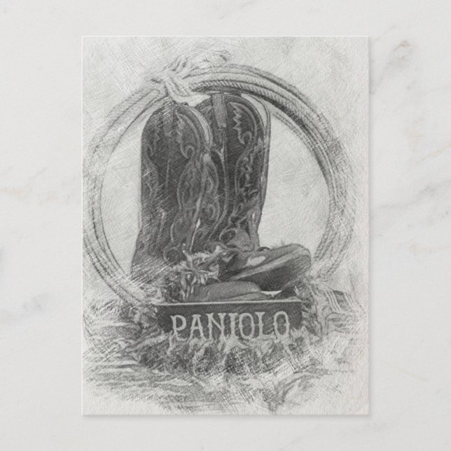 Carte Postale Hawaïen Paniolo (Devant)