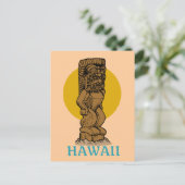 Carte Postale Hawaïen Tiki (Debout devant)