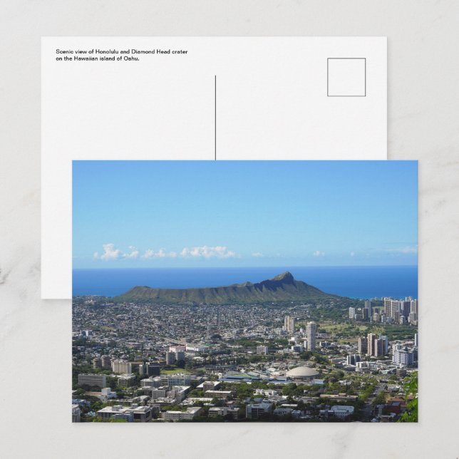 Carte postale hawaïenne (Devant / Derrière)