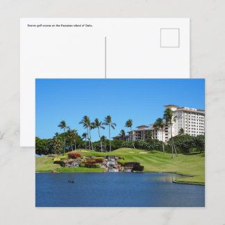 Carte postale hawaïenne