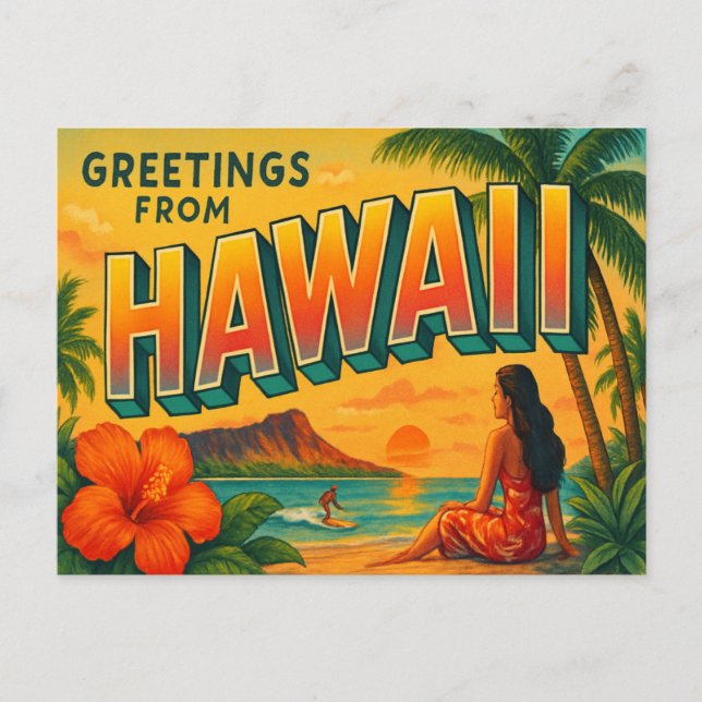 Carte postale Hawaii (Devant)