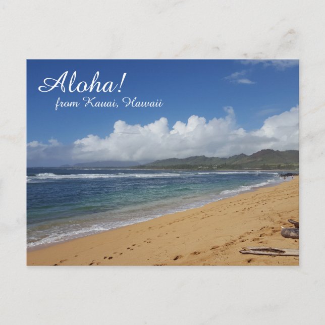 Carte postale Hawaii Beach (Devant)