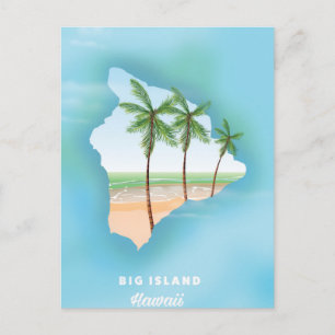 Carte Postale Hawaii Grande île
