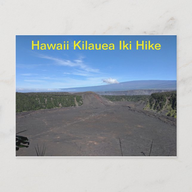 Carte Postale Hawaii Kilauea Iki Randonnée (Devant)