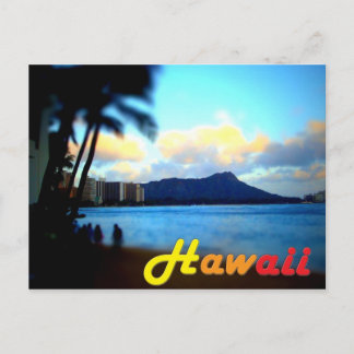 Carte postale Hawaii-Oahu-Diamond Head