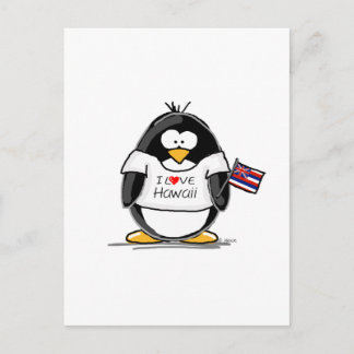 Carte Postale Hawaii Penguin