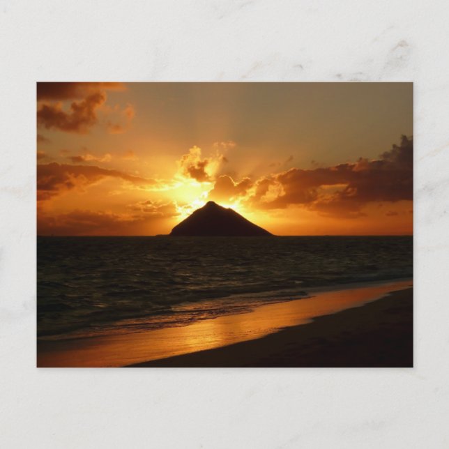 Carte postale Hawaii sunrise (Devant)